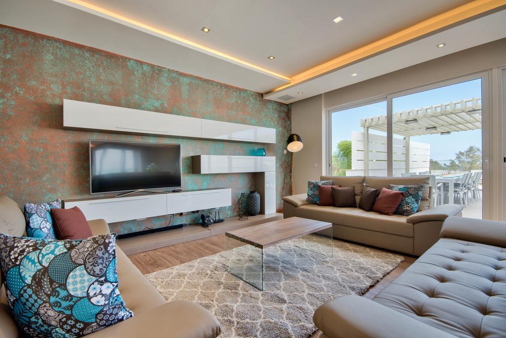 Villa Gaia - Sunset Views, Indoor Heated Pool, Sauna And Games Room المليحة المظهر الخارجي الصورة